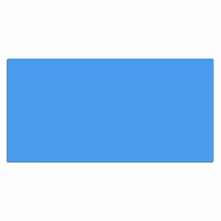 Bureau onderlegger - Bright - Azure - Blauw — 2