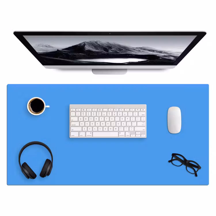 Bureau onderlegger - Bright - Azure - Blauw — 4