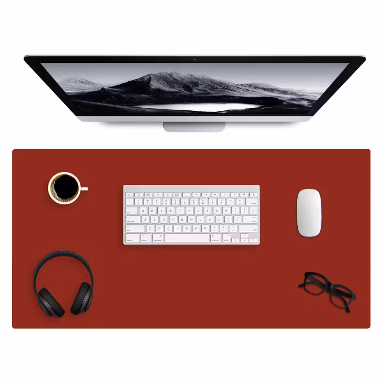 Bureau onderlegger - Burnt - Copper - Rood — 4