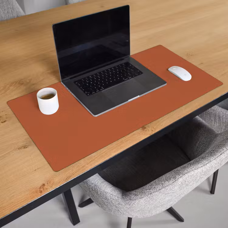 Bureau onderlegger - Burnt - Sienna - Oranje — 3