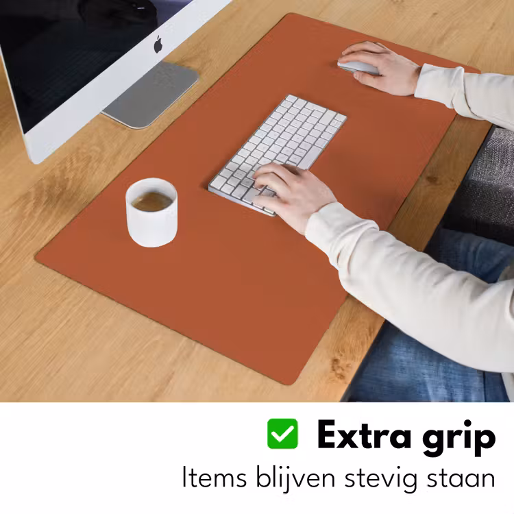 Bureau onderlegger - Burnt - Sienna - Oranje — 6