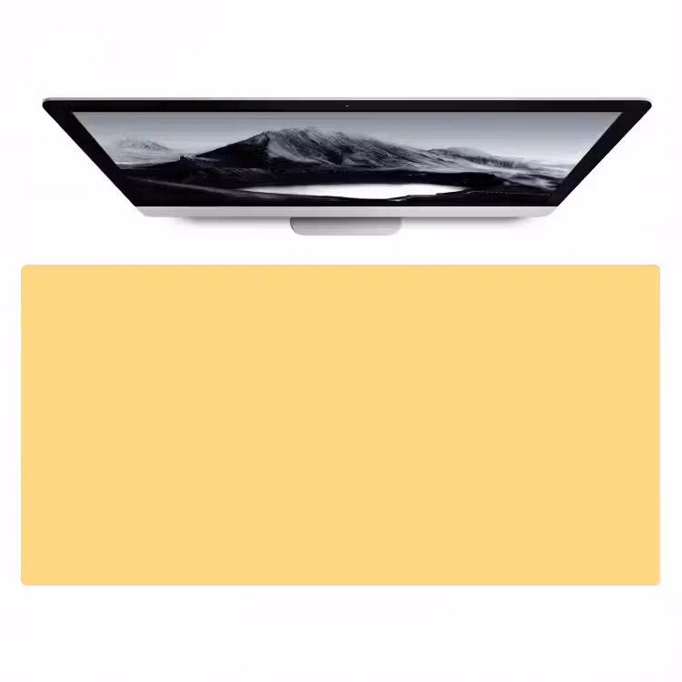 Bureau onderlegger - Butter - Geel - Yellow — 1
