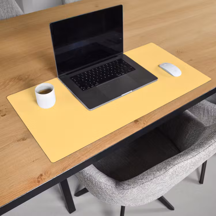 Bureau onderlegger - Butter - Geel - Yellow — 3