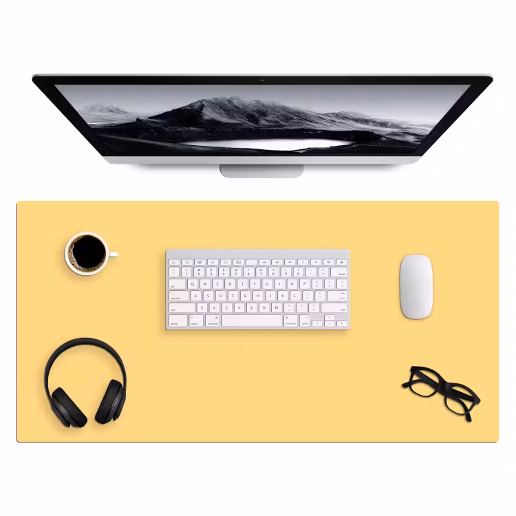 Bureau onderlegger - Butter - Geel - Yellow — 4