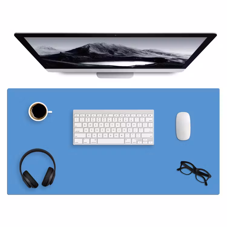 Bureau onderlegger - Cornflower - Blue - Blauw — 4
