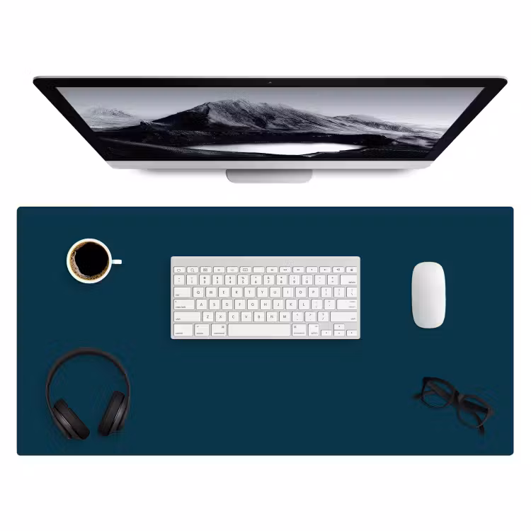 Bureau onderlegger - Dark - Indigo - Blauw — 4