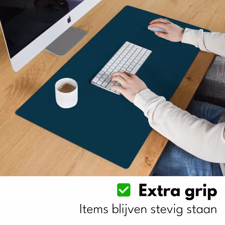 Bureau onderlegger - Dark - Indigo - Blauw — 6