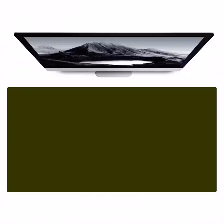 Bureau onderlegger - Dark  - Olive - Groen — 1