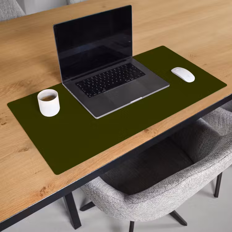 Bureau onderlegger - Dark  - Olive - Groen — 3