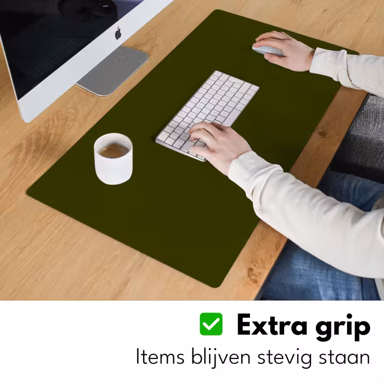 Bureau onderlegger - Dark  - Olive - Groen — 6