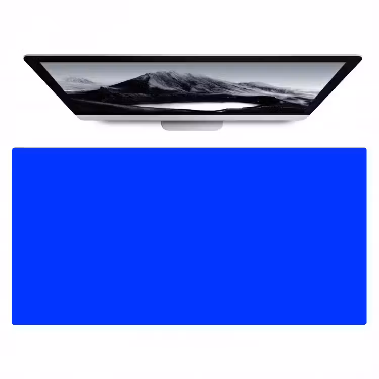 Bureau onderlegger - Electric - Blue - Blauw — 1