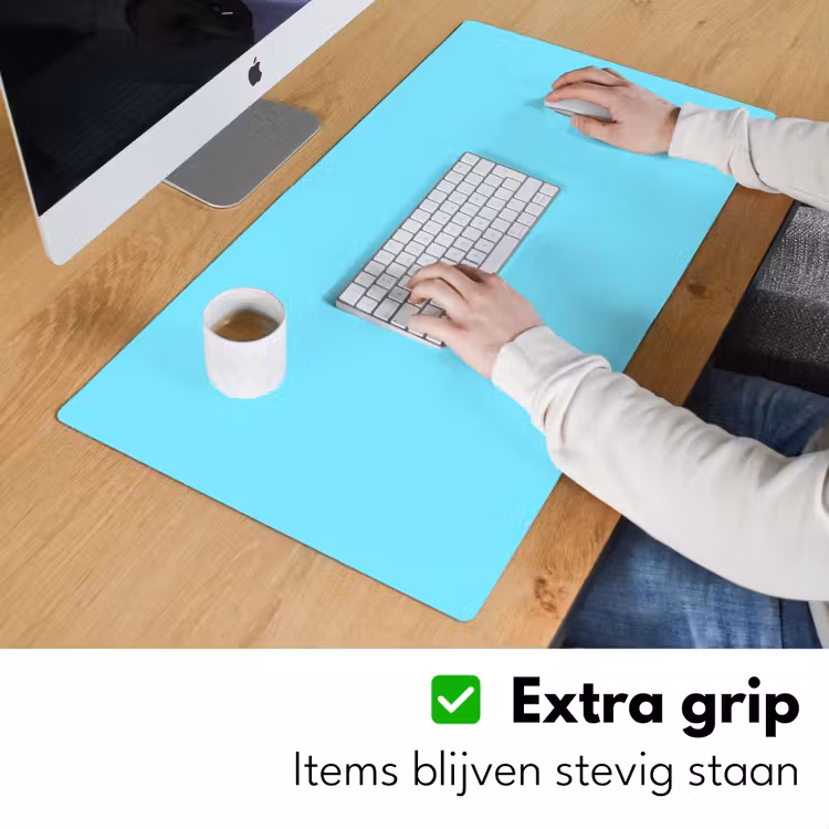 Bureau onderlegger - Electric - Cyan - Blauw — 6