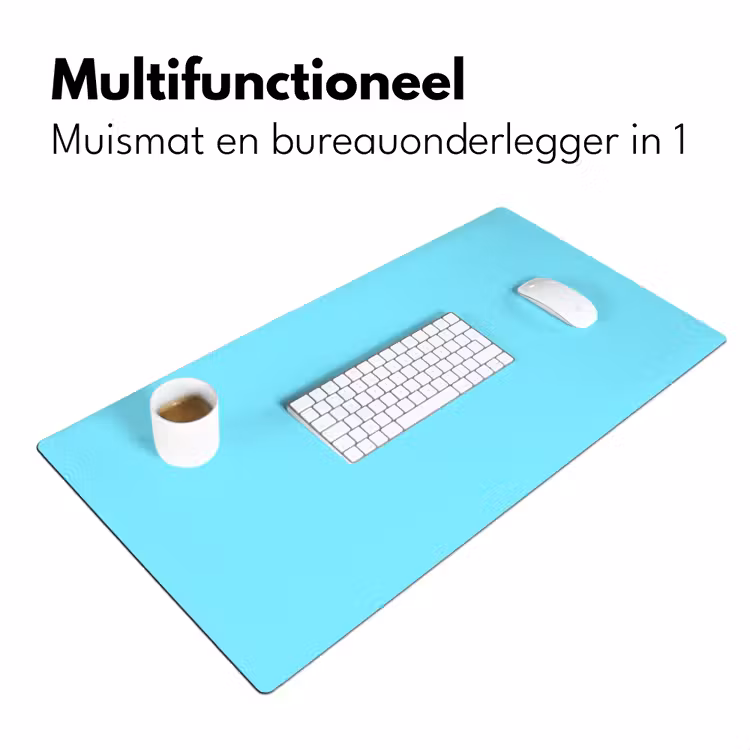 Bureau onderlegger - Electric - Cyan - Blauw — 7