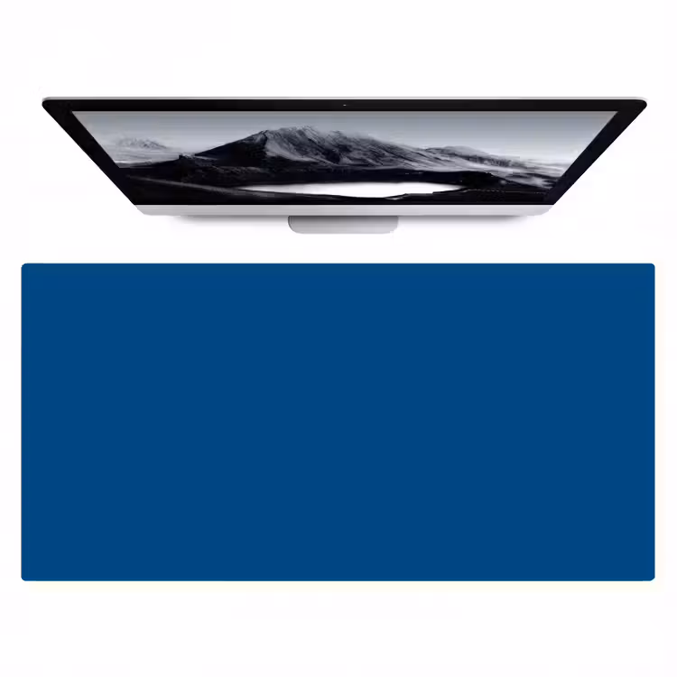 Bureau onderlegger - Free - Groove - Blauw — 1