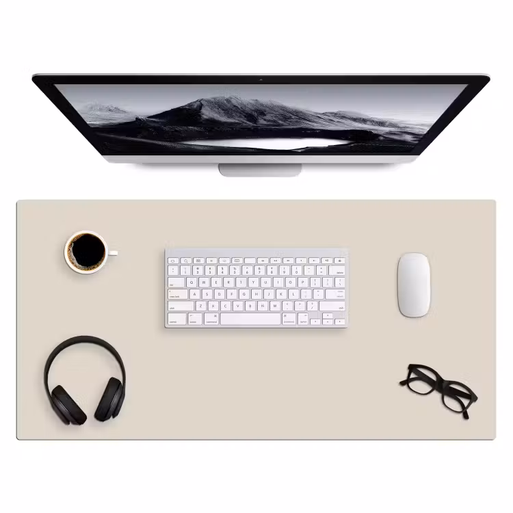 Bureau onderlegger - Fresh - Linen - Nude — 4