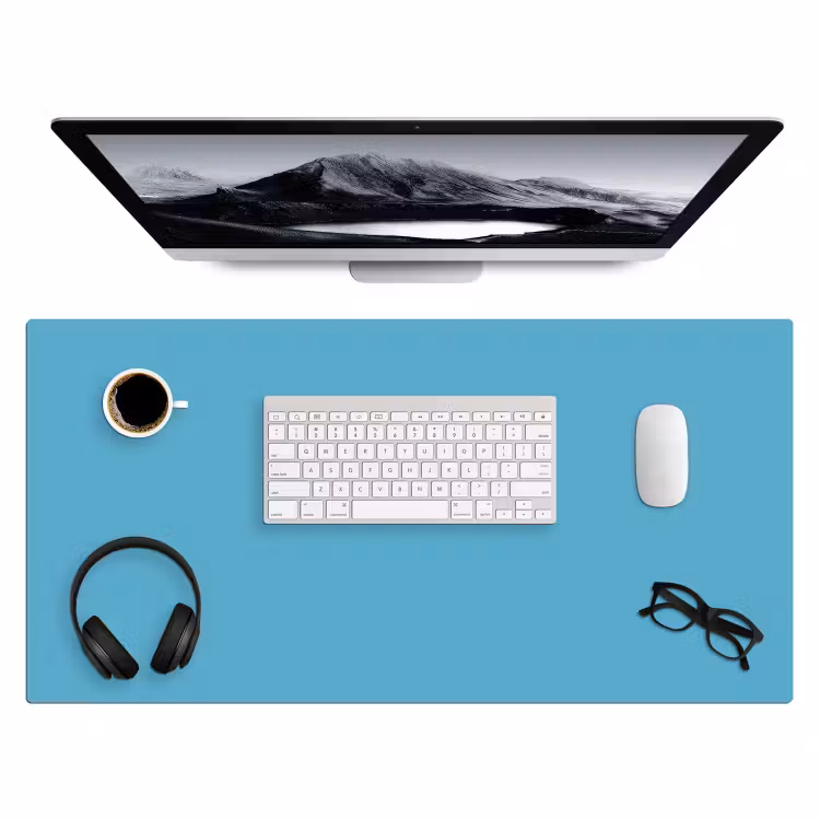 Bureau onderlegger - Ocean - Teal - Blauw — 4