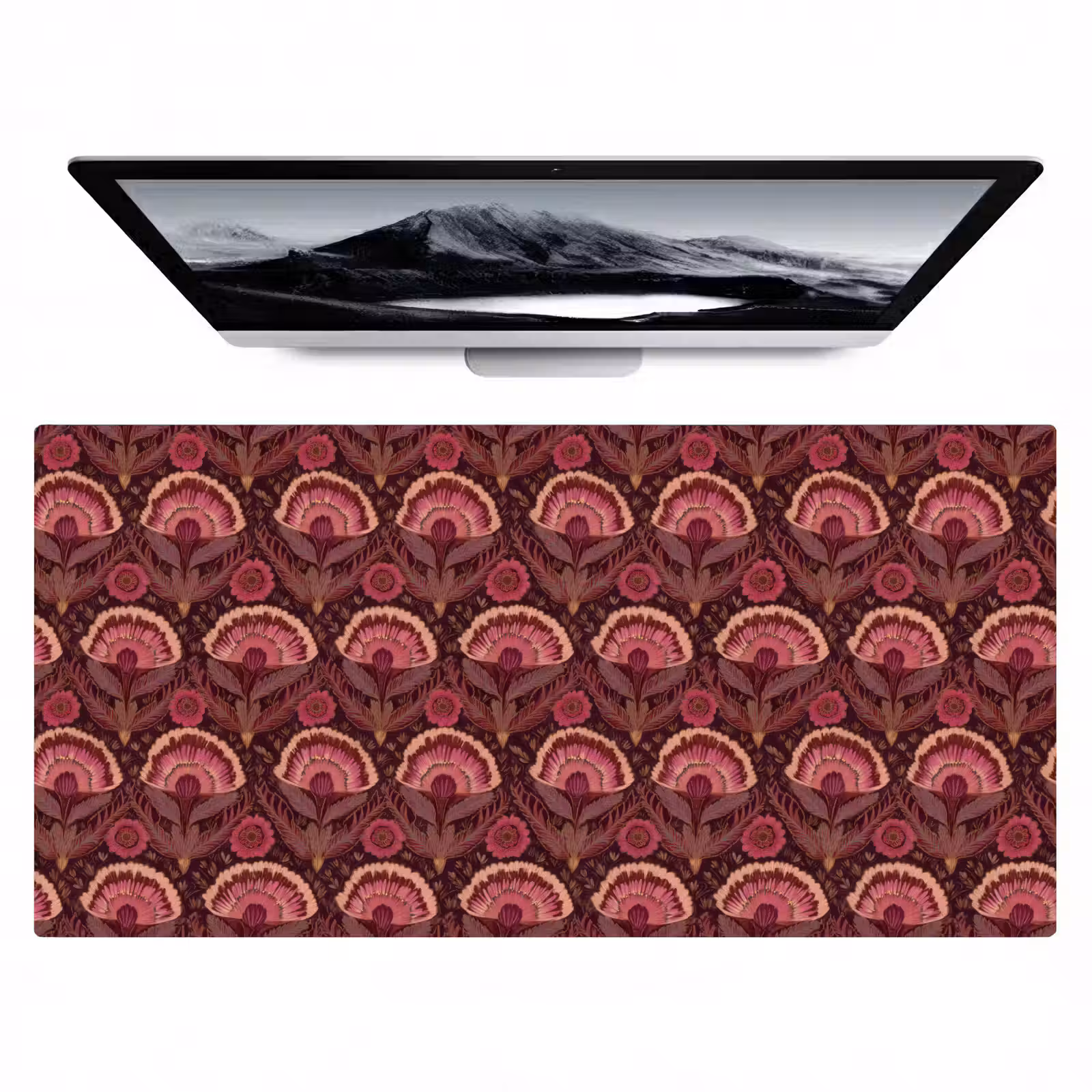 Bureau onderlegger - Antiek - Bloemen - Kleurrijk — 1