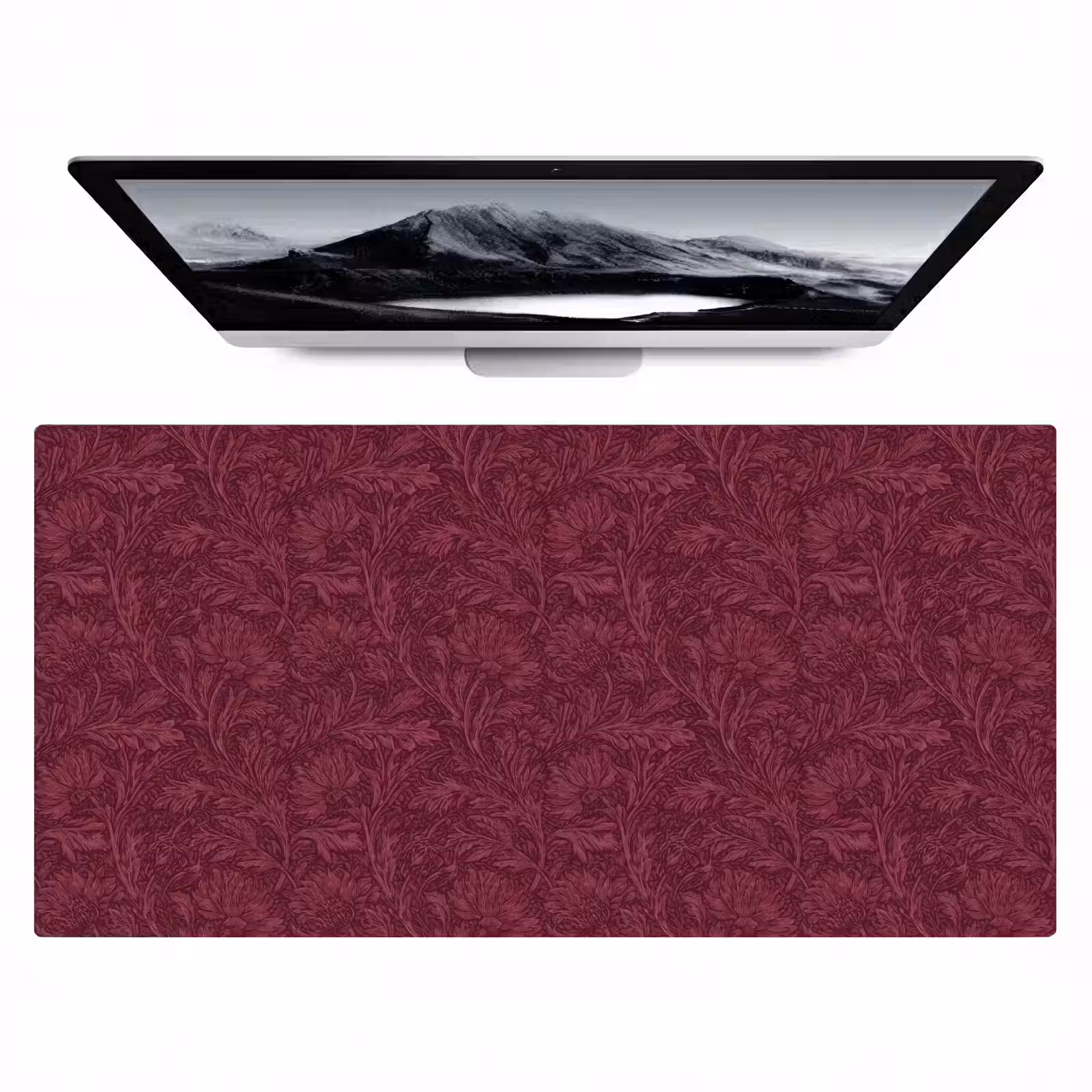 Bureau onderlegger - Bladeren - Patroon - Paars — 1