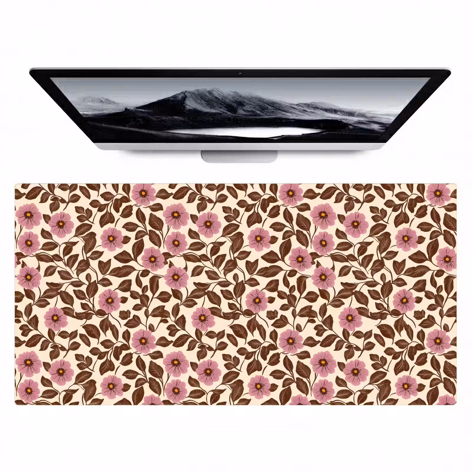 Bureau onderlegger - Bloemen - Bladeren - Kleurrijk — 1