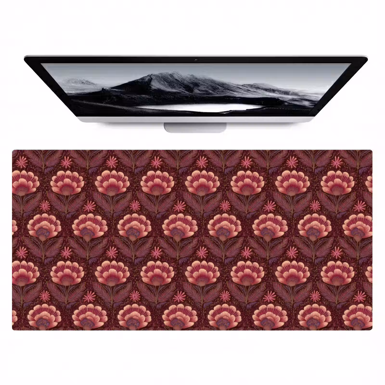 Bureau onderlegger - Bloemen - Waaier - Paars — 1