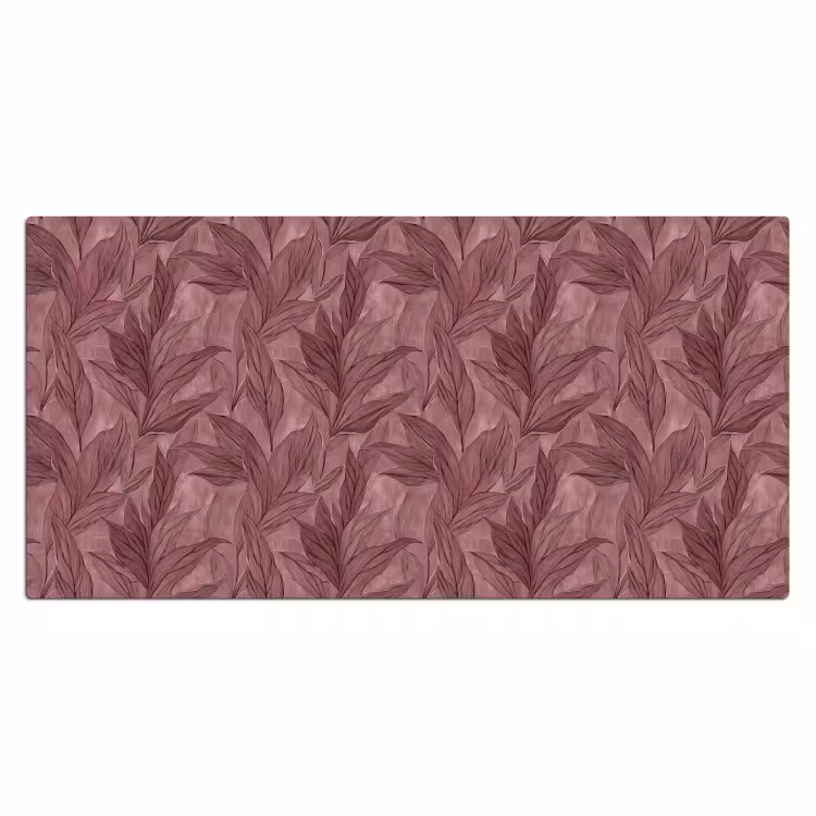 Bureau onderlegger - Bladeren - Patroon - Paars — 2