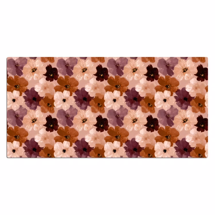 Bureau onderlegger - Bloemen - Abstract - Aardetinten — 2
