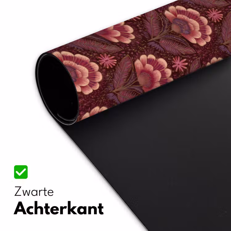 Bureau onderlegger - Bloemen - Waaier - Paars — 5