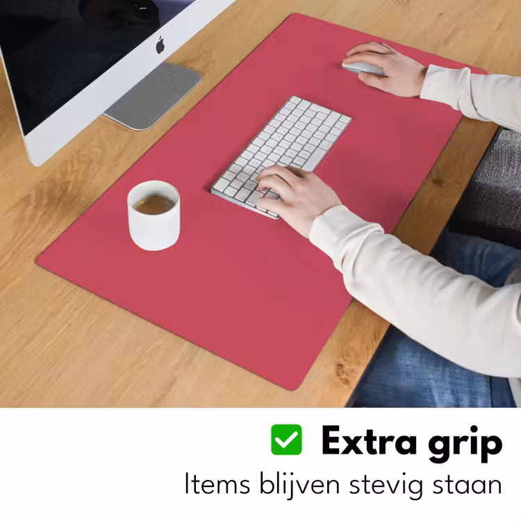 Bureau onderlegger - Bold - Berry - Rood — 6