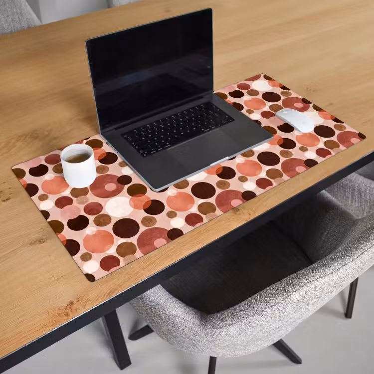 Bureau onderlegger - Cirkels - Modern - Kleurrijk — 3