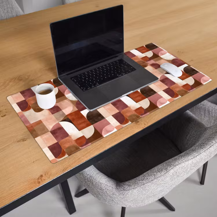 Bureau onderlegger - Geometrie - Modern - Retro — 3