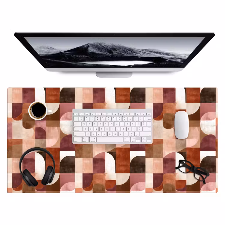 Bureau onderlegger - Geometrie - Modern - Retro — 4