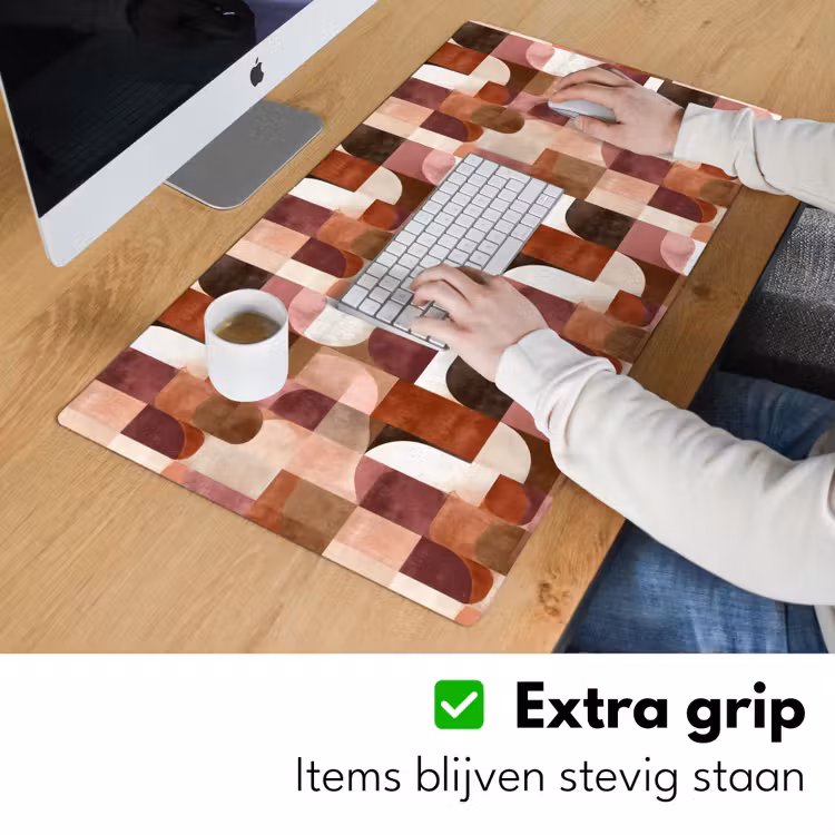 Bureau onderlegger - Geometrie - Modern - Retro — 6