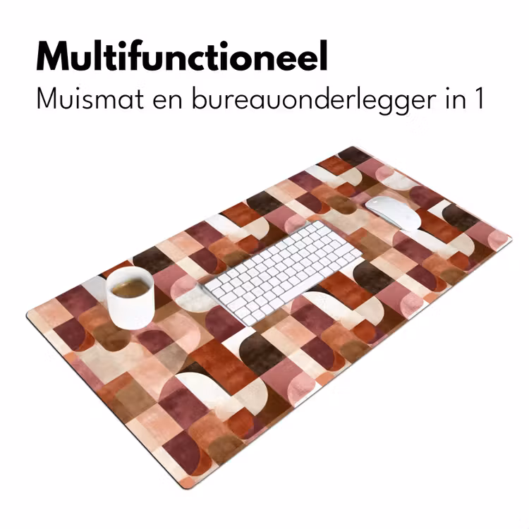 Bureau onderlegger - Geometrie - Modern - Retro — 7