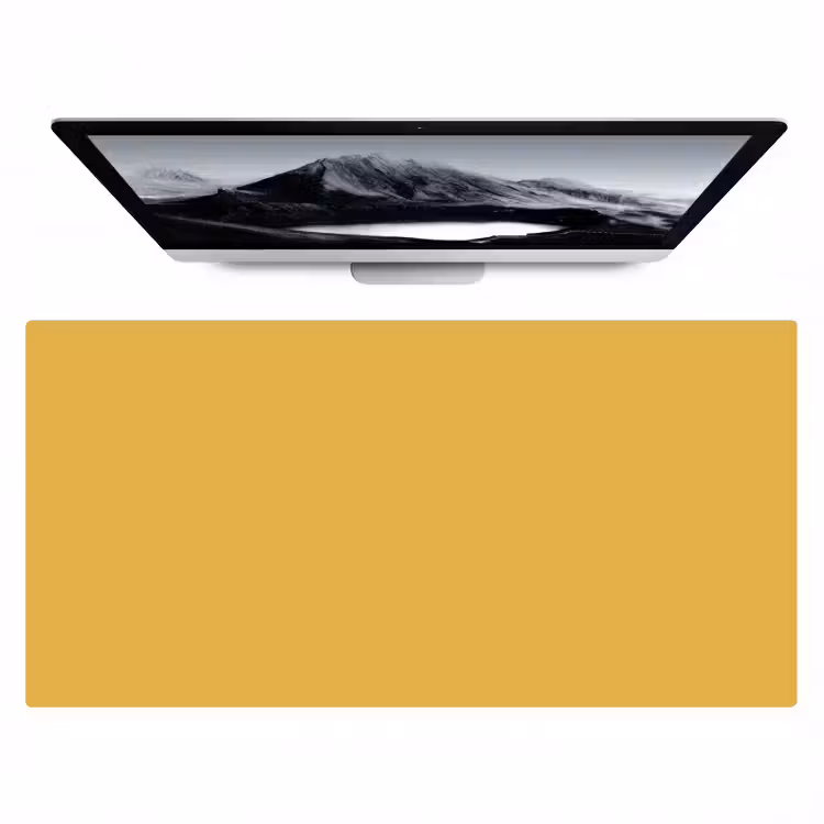 Bureau onderlegger - Joyful - Mustard - Geel — 1