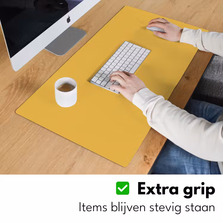 Bureau onderlegger - Joyful - Mustard - Geel — 6
