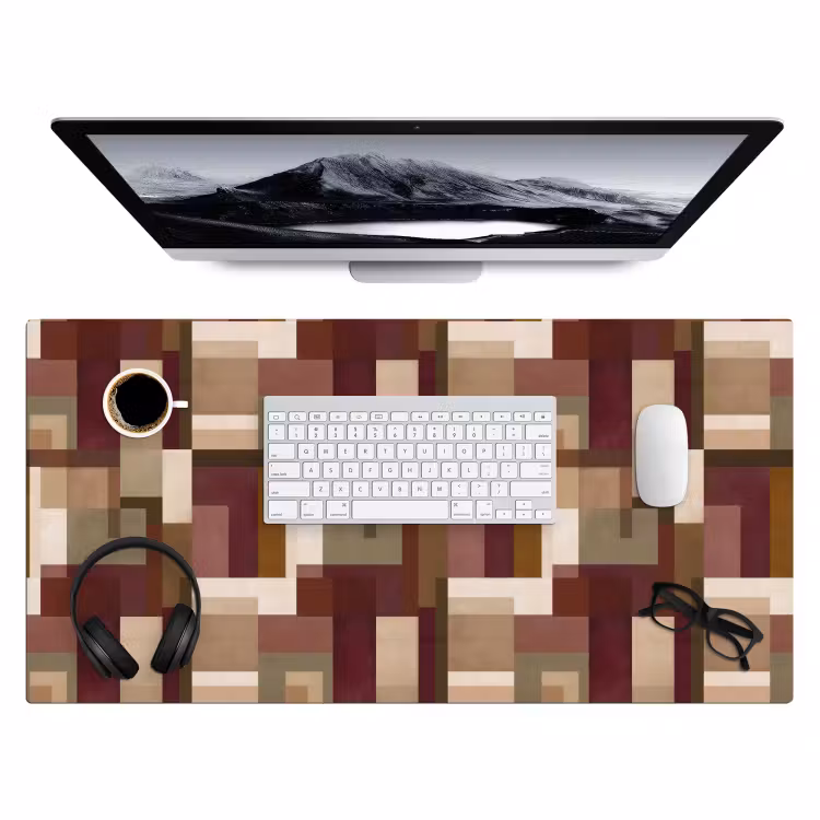 Bureau onderlegger - Modern - Geometrie - Kleurrijk — 4