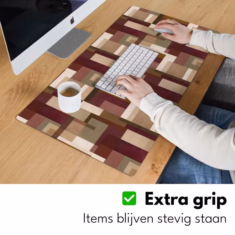 Bureau onderlegger - Modern - Geometrie - Kleurrijk — 6