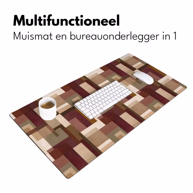 Bureau onderlegger - Modern - Geometrie - Kleurrijk — 7