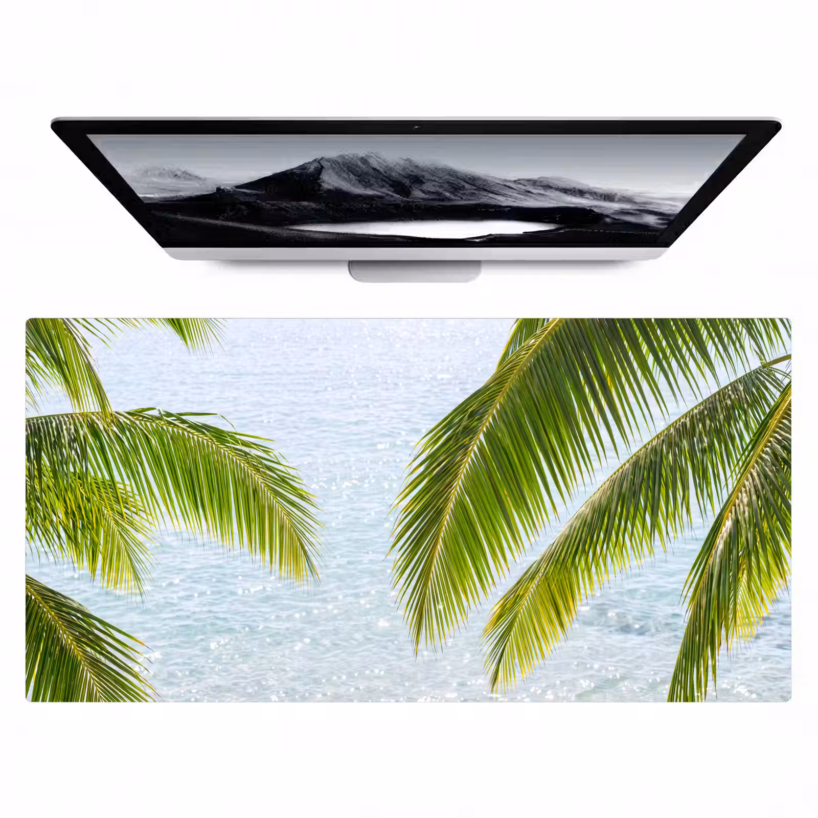 Bureau onderlegger - Boom - Bladeren - Water - Tropisch - Groen — 1