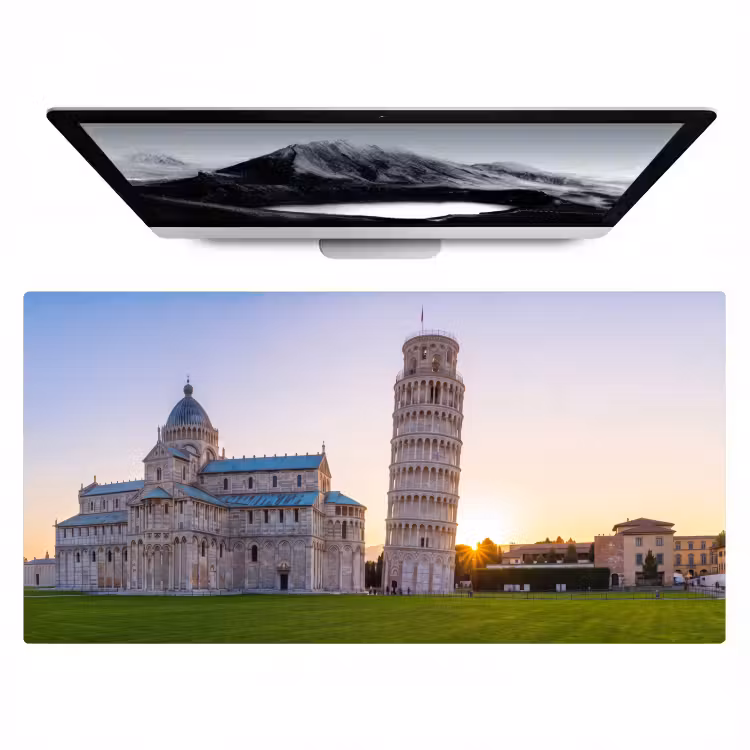 Bureau onderlegger - Architectuur - Toren - Pisa - Italië - Zonsondergang — 1