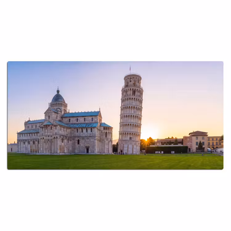 Bureau onderlegger - Architectuur - Toren - Pisa - Italië - Zonsondergang — 2