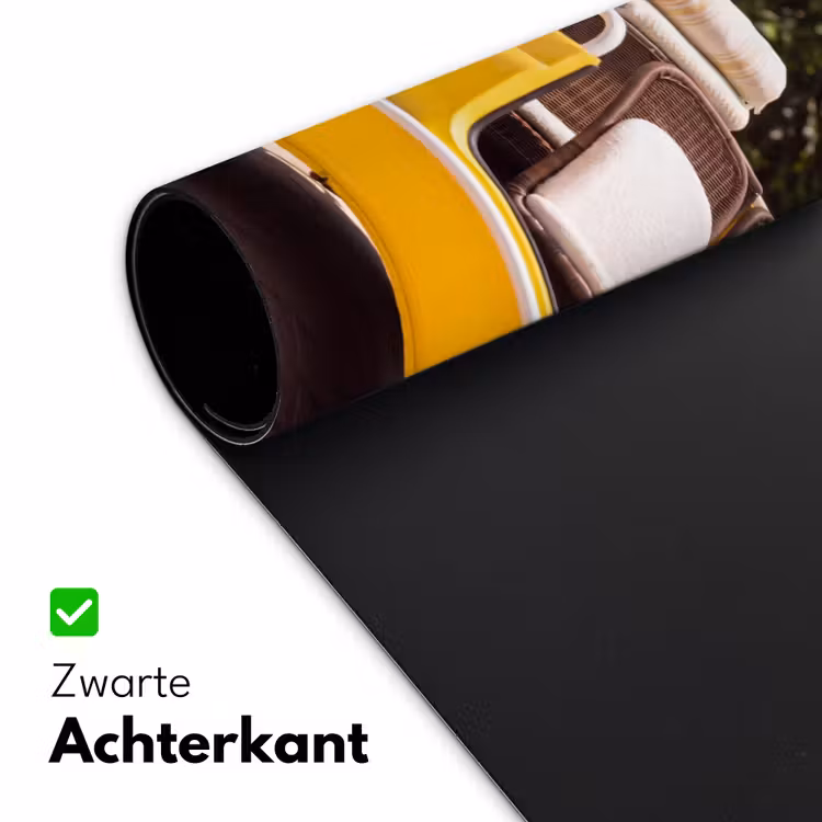 Bureau onderlegger - Auto - Picknick - Zomer - Geel — 5