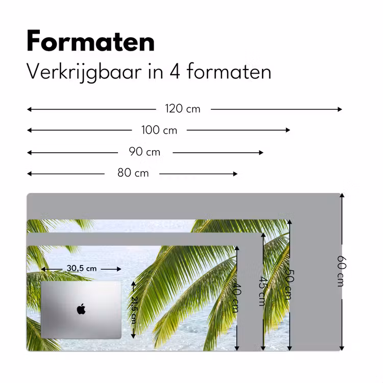 Bureau onderlegger - Boom - Bladeren - Water - Tropisch - Groen — 8