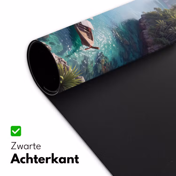 Bureau onderlegger - Eiland - Tropisch - Water - Palmbomen - Natuur — 5