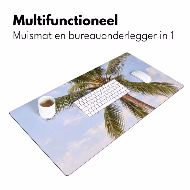 Bureau onderlegger - Kokosnoot - Boom - Tropisch - Natuur - Groen — 7