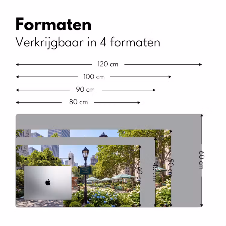 Bureau onderlegger - Park - Fontein - Stad - Natuur — 8
