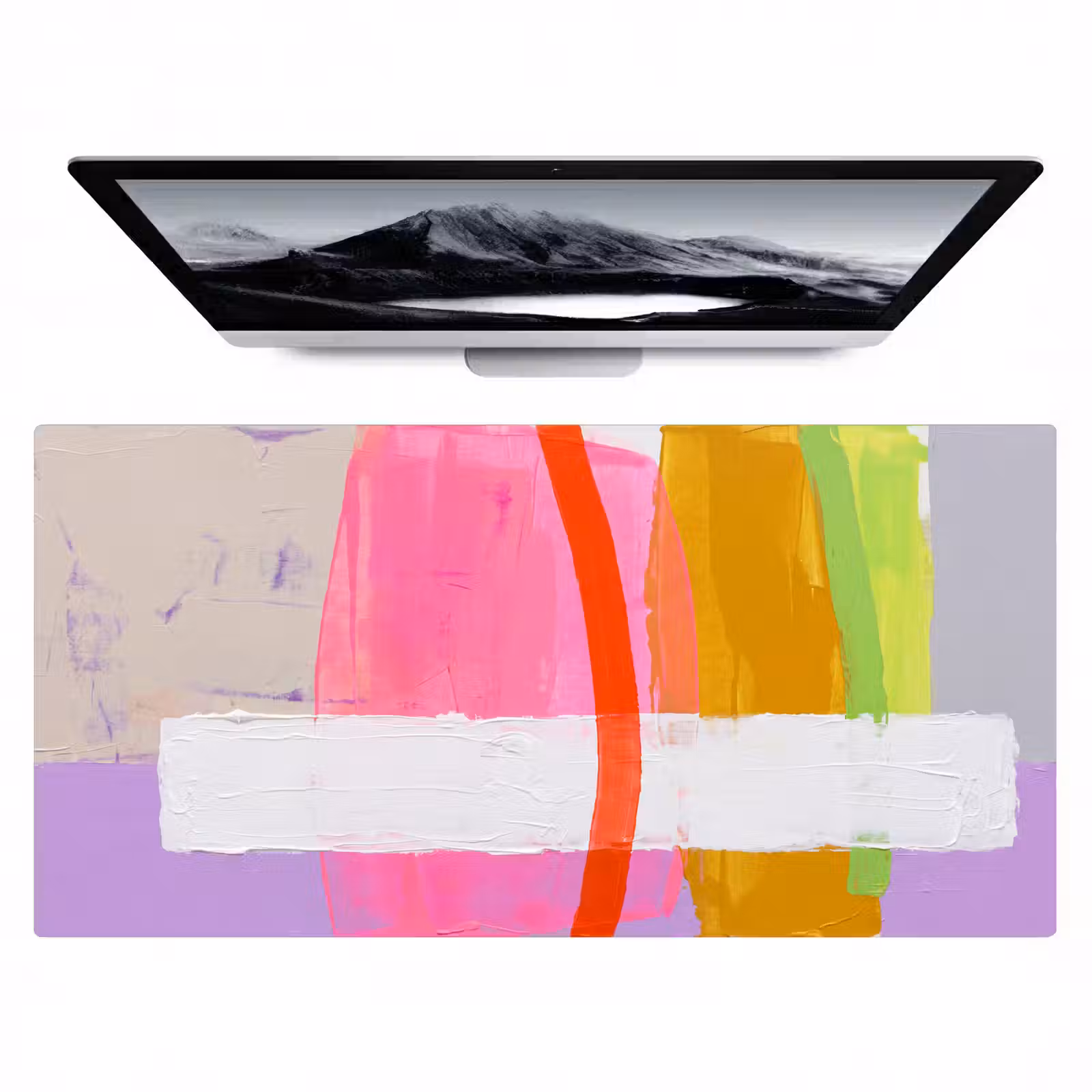 Bureau onderlegger - Abstract - Kleurrijk - Vormen - Modern - Kunst — 1
