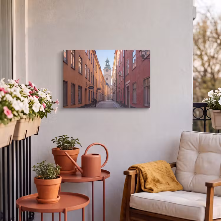 Buiten canvas - Straat - Klokkentoren - Stad - Architectuur - Historisch — 3