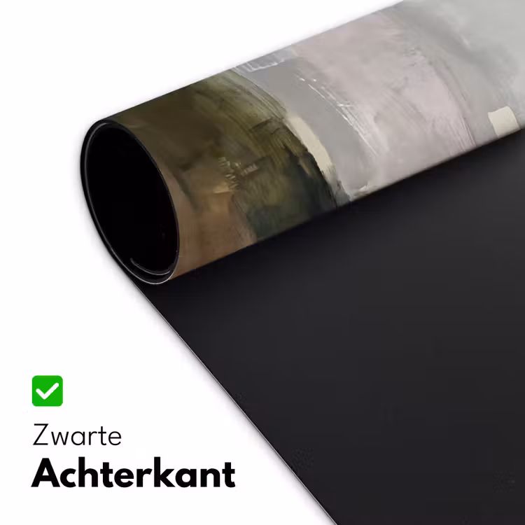 Bureau onderlegger - Abstract - Gelaagd - Kunst - Modern - Grijs-Groen — 5