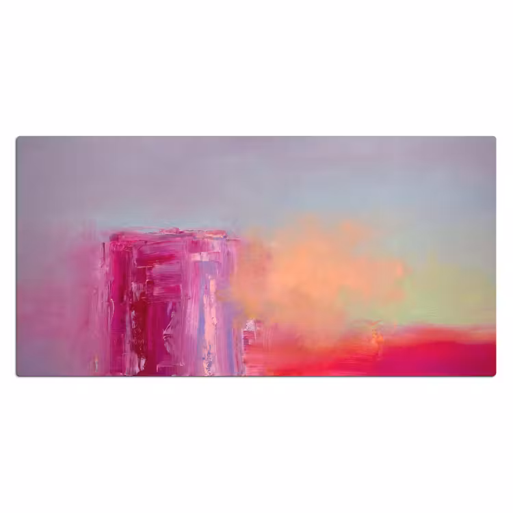 Bureau onderlegger - Abstract - Kleuren - Modern - Roze — 2